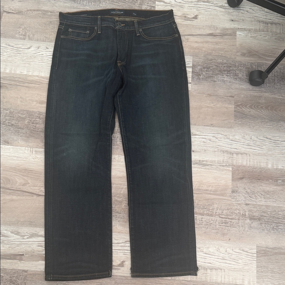 Lucky Brand Dark Blue Men’s Straight-Leg Jeans